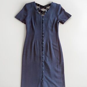 Vintage Betsy New York Black Maxi Dress